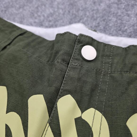 Minus Two Pants Mens Medium Green Cargo Graffiti Streetwear Utility Skate Y2K - Picture 12 of 16